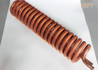 Bobina y aletas limpias de cobre/de Cupronickel del condensador para el cambio del calor