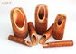 Cold Worked Copper Finned Tube For Air Cooling / Finned Tubes Heat Exchanger