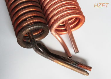 El cobre o el cobre niquela la bobina del tubo aletado como condensador de la refrigeración/evaporador de la refrigeración