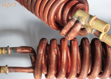 Bobinas del níquel de la aleta de la bobina del cambiador de calor de cobre o de cobre/del tubo aletado