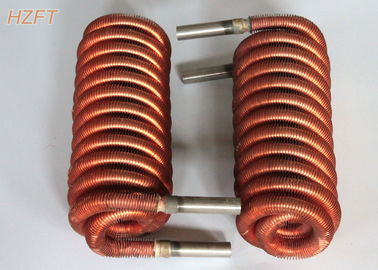 Altos cambiadores de calor aletados termales de la bobina para los condensadores del gas combustible, unidad de la bobina de la fan